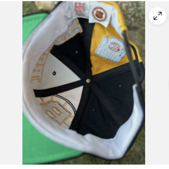 Boston Bruins Vintage Snapback hat by American Needle Light Up Logo NHL Wool - Picture 4 of 9